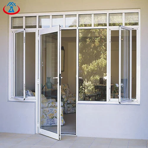 product-Zhongtai-Surface Finished Aluminum Tempered Glass Patio Swing Door Interior Swinging Door-im