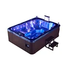 Spa Spa Massage Tub JY8002 Family Best Gecko Control System 6 Person Massage Outdoor Spa Hot Tub With TV
