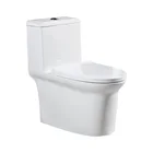 Siphon one piece toilet sanitary ware ceramic bathroom high quality s trap toilet KD-T081P