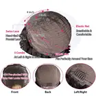 Braid Wigs The Wig Raw Virgin Cuticle Aligned Color Human Hair Lace Frontals Body Wave Braid Wigs 360 With Highlights