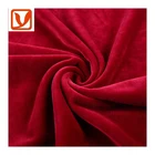 GRS Verified 100% Recycled Knitted Soft Fleece Blanket Velvet Fabric for Garment