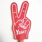 cheap promotional custom eva hand, sponge foam cheering hand, foam finger hand