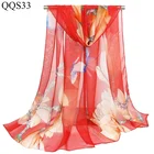 Printed Scarf Factory China Latest Printing Silk Fabric Scarves Sunscreen
