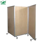 Movable Folding Partition Wooden Mobile Restaurant Partition Wall Dividers