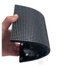 New design hd indoor p6 SMD3528 1/8scan led flexible board RGB led display module 192*192*16mm with bottom shell & mask