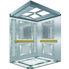 630kg-1600kg commercial passenger lift / residential elevator with luxurious decoration
