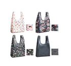 Easy carry small foldable pocket tote polyester folding shopping reusable bag