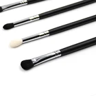 professional black makeup brush12pcs natural hair makeup brush set makeup brush