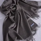 Shawl 100% Cashmere Scarf Handmade Women Handmade Cashmere Scarves Check Plain Color Cashmere Scarf For Winter