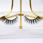 Wholesale Eyelashes Eyelashes Vendors Wholesale Soft Natural Eyelashes Private Label 3d Magnetic 100% Mink Eyelashes Vendor