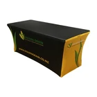hot sale spandex fitted manufacturers top stretch cover 6ft table cloth