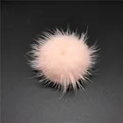 DIY Pendent Accessory 3 5cm Real Mink Fur Ball Pompom for Bag Shoes Earrings Hat