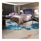 nylon floral print hotel series carpet roll for office
