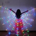 Children Butterfly Wings Kid Belly Dance Isis Led Wings Cloak for Performance Dancing Accessories