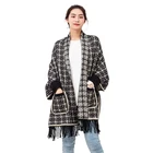 Fashion Scarf Scarves Shawls 2020 Fashion New Plaid Shawl Ladies Warm Pocket Shawl Scarf Dual-use
