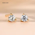 Diamond Earring Earing 14K Pure Gold Solid Natural Diamond Jewelry April Birthstone Paw Stud Earring Statment Woman Earing