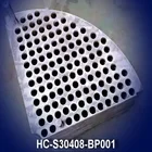 SPIRAL BAFFLE PLATE/WELDING PLATE OF STEEL WITH DRILLED HOLES AT HC-S30408-BP001