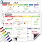 10.4P-6 Dry erase custom magnet calendar magnetic calendar fridge