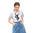 Always Letter Christmas T-Shirt Deer Print T Shirt 2019 New Design Tshirt Fashion Casual Unisex Short Sleeve Tops Tee