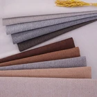 Curtain fabric blackout Linen fabric roll sofa material polyester linen fabric fabrics manufacturer