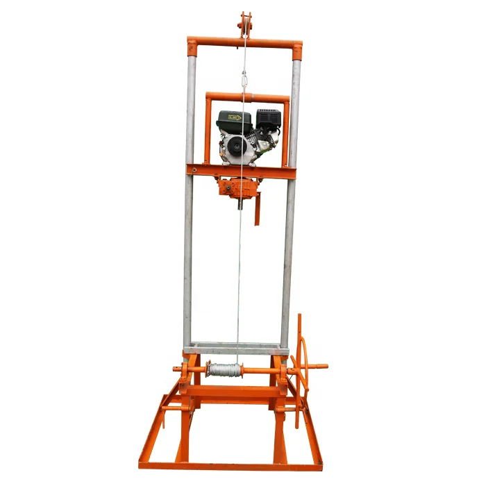 Taşınabilir QY-100 sondaj küçük su kuyu delme makinesi/kuyu delme makinesi