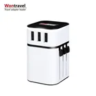 New fast charger smart 3 USB charger gift item universal travel adapter plug socket