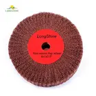 Abrasive Maroon Color Non Woven Nylon Fiber Polishing Wheel