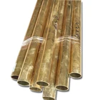 Low MOQ OEM size seamless H62 H65 brass tube pipe gold color copper pipe China factory supply