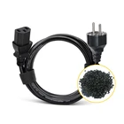 Euro 2 Pin Round Plug Iec C13 Connector 220V Copper Wire Price Laptop Socket European Power Cable