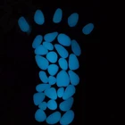 High Quality Polished colored Glowing Gravel Pebble Stone for decoration