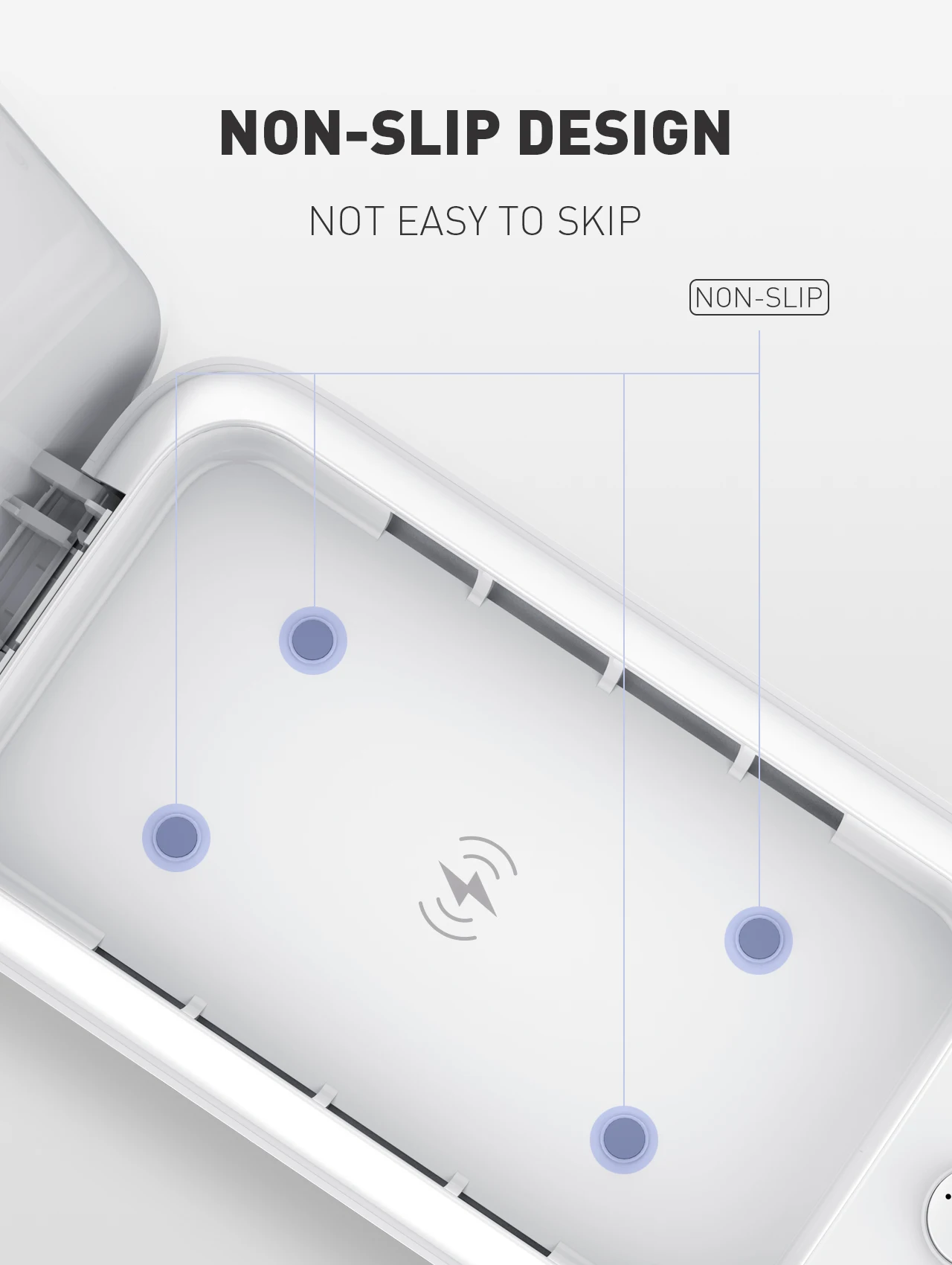 LDNIO UV Light Sanitizer Box, UVC Sterilizer for Smartphone Clinically Proven Kills 99.9% of Germs Viruses & Bacteria