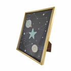 Wholesale gold color plastic PVC photo picture frame 10X15 13X18 18X24 30X40 40X60cm wall decorative photo frame