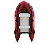 RED Fashionable Style Pvc Ce Certificate Aluminum Inflatable Boat 1.2MM boat 545 bote plastico boat for sale pontoon cadena