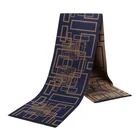 Amazon Hot Selling Men Turkish Scarves Black Color Cotton Tartan Shawl