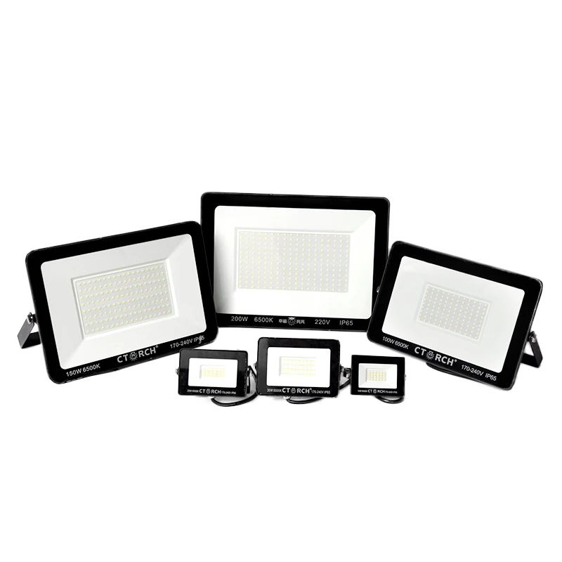 CTORCH Glass+Die-casting AL Outdoor 150 Watt 150W Led Flood Light