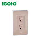 Igoto最新スタイル卸売価格高級壁スイッチとtomacorriente polarizado doble