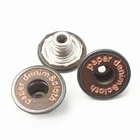 Manufacturer Custom Engrave 3D Name Logo Metal Brass Buttons for Jeans