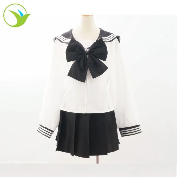 Chino caliente estilo Anime Cosplay linda chica japonés traje de marinero uniforme de la escuela