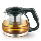 Hot sale 1000ml teapot with filter and 4ppcs tea cup glass tea pot set arabic