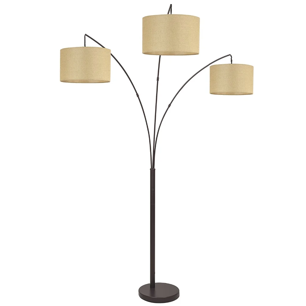 Eea Luxury Designer Floor Standing Light Arc Led 3 Arm Floor Lamp