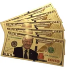 Gift 2020 New Banknote Trump Gold Foil Banknote Paper Money For Value Collection Gift Commemorative
