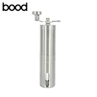 Amazon hot selling hand operated manual coffee grinder with foldable handle and ceramic burr