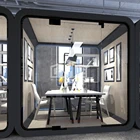 Home Indoor Cafe Conference Room Cube Prefab House Living Small Pod Container Home Portable Modle House