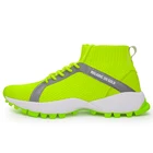New hot sneakers autumn winter knitted high top sport running shoes for men sneaker shoes