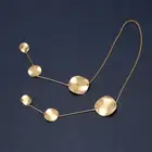 A new one-piece earring with a long chain neck and an alternative earring necklace