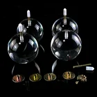 Acrylic ball furniture feet - 4" H x 4" W - 4pcs - perfect sofa, chair, cabinet, makeup artist, sofa, sofa legs table legs