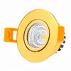 New Design Round 3W LED COB Downlight Dimmable Recessed Adjustable 55mm Cut Out Led Downlight For Indoor