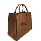 high quality felt designers handbags lady office bag felt women handbags
