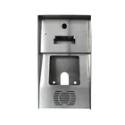 OEM custom enclosure stainless steel brushed surface sheet metal box fabrication