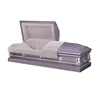/product-detail/low-price-20-gauge-steel-ataudes-lt-lilac-shaded-silver-finish-funeral-coffin-60823008982.html